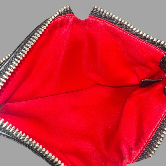 Coach Poppy Vintage Black and Red Plaid Mini Shoulder Bag - Picture 4 of 7